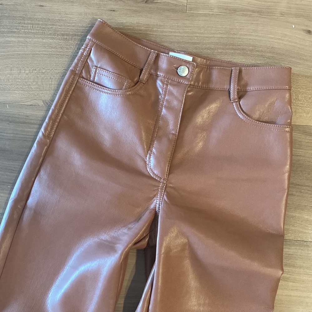 Aritzia Melina cropped pant patina brown size 2